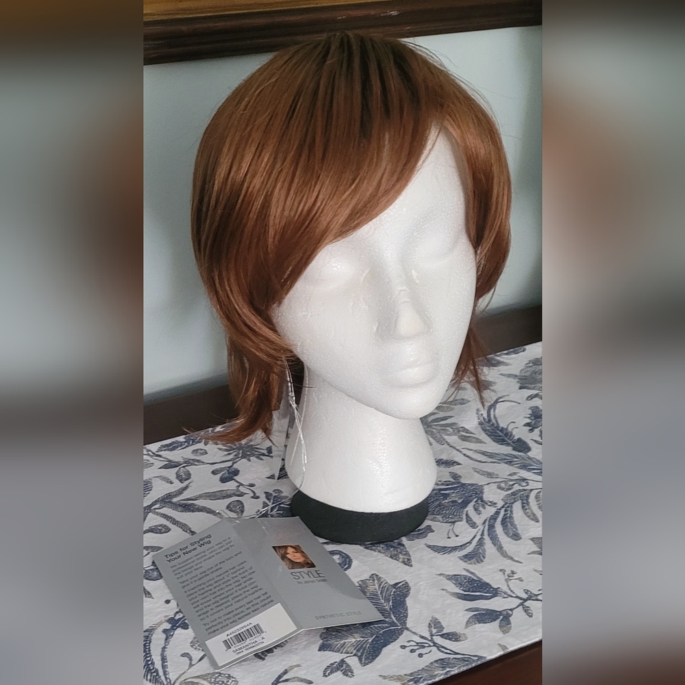 Jacklyn Smith Stylish in Terracotta Wig for Women